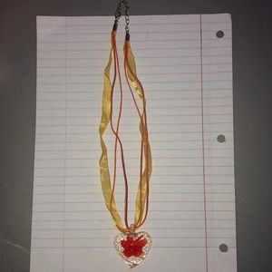 Hand crafted heart necklace